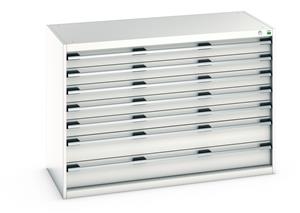 Bott Drawer Cabinets 1300 x 650 for your Workshop or Lab Cubio 7 Drawer Cabinet 1300W x 650D x 900H
